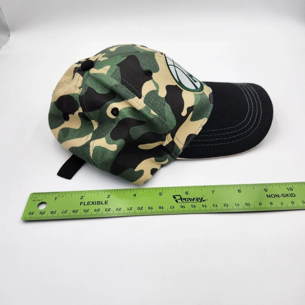 Milwaukee Bucks Hat Sky High Camo Fear The Deer‎ NBA Basketball Adjustable BMO